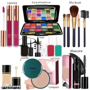 daily use face makeup kit for women eyeshadow makeup brush lipstick compact mascara eyeliner