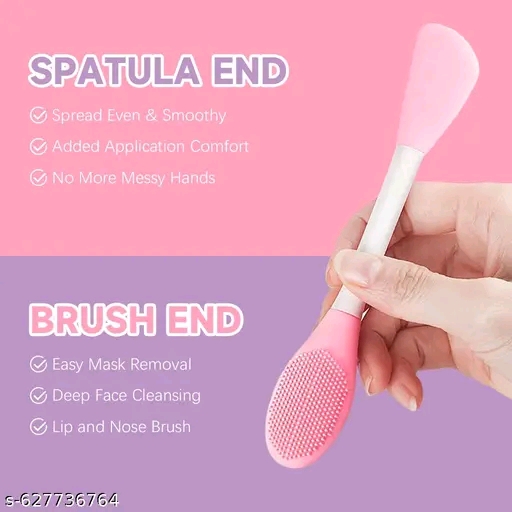 Multipurpose Silicone Face Scrubber & Exfoliating Brush