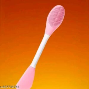 Multipurpose Silicone Face Scrubber & Exfoliating Brush | Face Mask Applicator | Facial & Pore Cleansing Brush | Mud and Clay Applicator | Soft and Flexible Silicone Brush (Pack of 1)