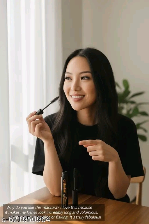 Mascara with long-lasting moisturizer