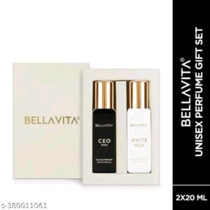 Luxury CEO Man 20 ml + White Oud Unisex 20 ml Perfume Gift Combo Pack for Men and Women (Pack of 2)