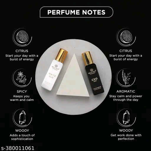 Luxury CEO Man 20 ml + White Oud Unisex 20 ml Perfume Gift Combo Pack for Men and Women (Pack of 2)