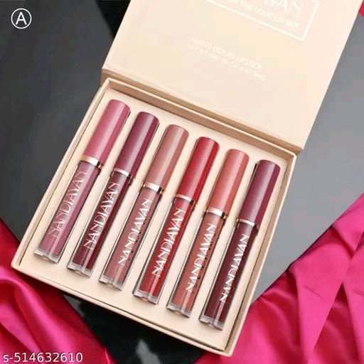 Nandiyan set 6 Matte Liquid Lipstick - Shade A